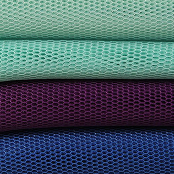 الذاكرة 4mm 3D الشبكة المواد البوليستر الشبكة النسيج قابلة للتنفس للغاية 5