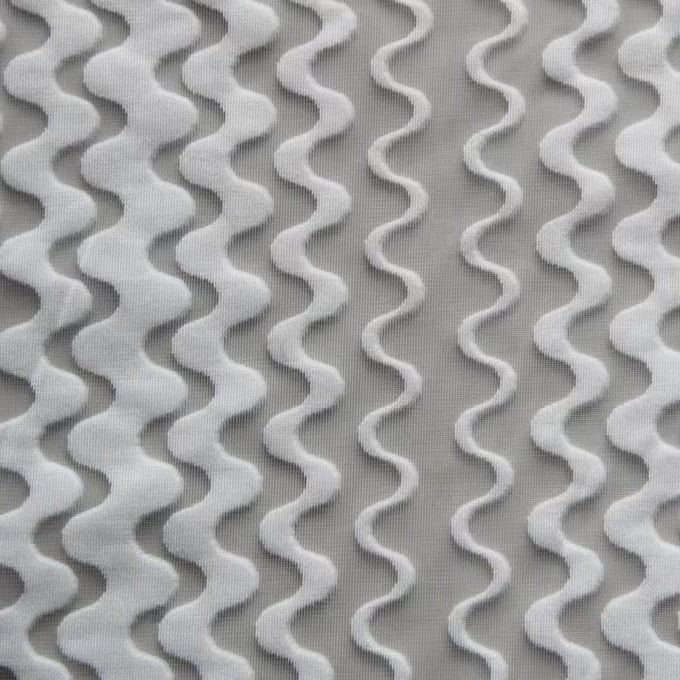 جاكارد مقاومة للدموع 3D الشبكة المادة المعاد تدوير البوليستر الشبكة 3mm 4