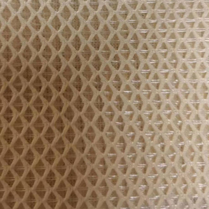 180 - 280GSM مادة الشبكة ثلاثية الأبعاد Airmesh 100 Polyester Mesh Fabric عالية قابلية التنفس 0